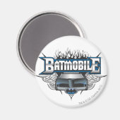 Batman Car en Flames Magneet (Voorkant / Achterkant)