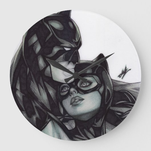 Batman & Catwoman ~ Bruce wayne & Selina Kyle Grote Klok (Voorkant)