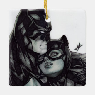 Batman & Catwoman ~ Bruce wayne & Selina Kyle Keramisch Ornament