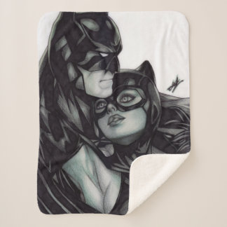 Batman & Catwoman ~ Bruce Wayne & Selina Kyle Sherpa Deken