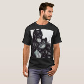 Batman & Catwoman ~ Bruce wayne & Selina Kyle T-shirt (Voorkant volledig)