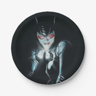 Batman Catwoman Faces of Evil Cover Illustratie Papieren Bordje