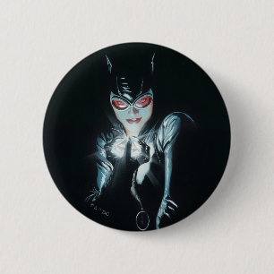 Batman Catwoman Faces of Evil Cover Illustratie Ronde Button 5,7 Cm