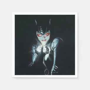 Batman Catwoman Faces of Evil Cover Illustratie Servet