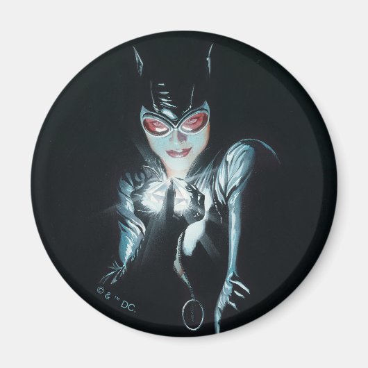 Batman Catwoman Faces of Evil Cover Illustration Magneet (Voorkant)