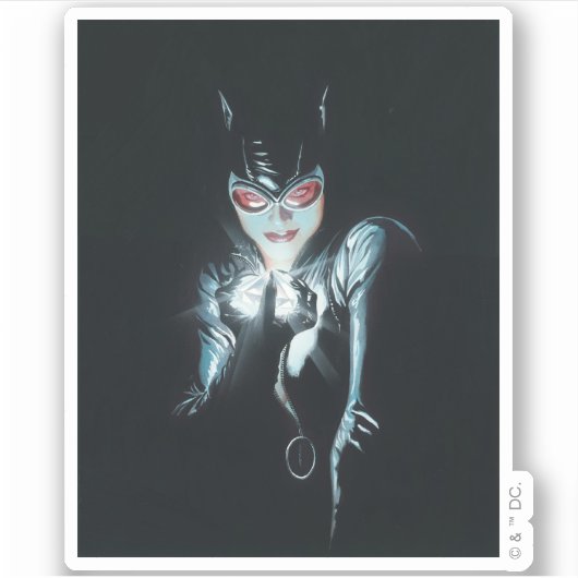 Batman Catwoman Faces of Evil Cover Illustration Sticker (Voorkant)