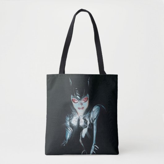 Batman Catwoman Faces of Evil Cover Illustration Tote Bag (Voorkant)