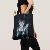 Batman Catwoman Faces of Evil Cover Illustration Tote Bag (Dichtbij)