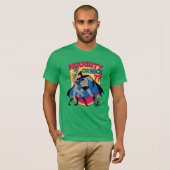 Batman | Catwoman Under Mistletoe Naughty Or Nice T-shirt (Voorkant volledig)