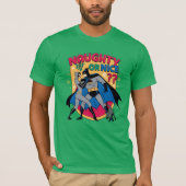 Batman | Catwoman Under Mistletoe Naughty Or Nice T-shirt (Voorkant)