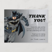 Batman | Chalkboard Happy Birthday Bedankt Briefkaart (Voorkant)