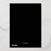 Batman | Chalkboard Happy Birthday Folie Uitnodiging (Achterkant)