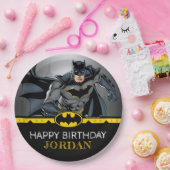 Batman | Chalkboard Happy Birthday Papieren Bordje (Feest)