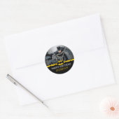 Batman | Chalkboard Happy Birthday Ronde Sticker (Envelop)