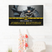 Batman | Chalkboard Happy Birthday Welkom Spandoek (Insitu)