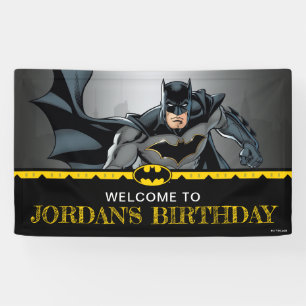 Batman Chalkboard Happy Birthday Welkom Spandoek