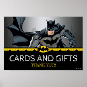 Batman   Chalkboard verjaardagskaarten & geschenkb Poster