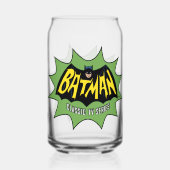 Batman Classic TV Series Logo Blikvorm Glas (Achterkant)