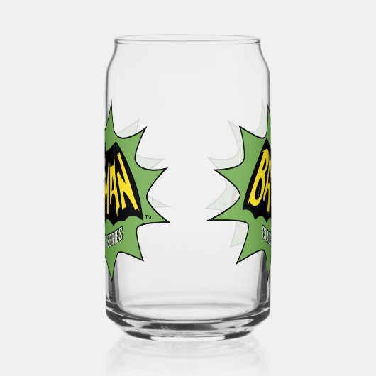 Batman Classic TV Series Logo Blikvorm Glas (Links)