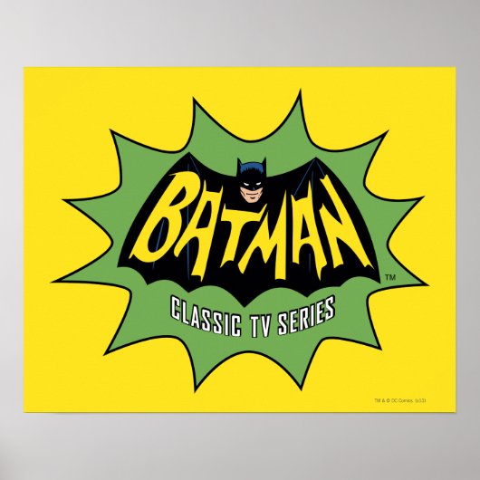 Batman Classic TV Series Logo Poster (Voorkant)