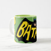 Batman Classic TV Series Logo Tweekleurige Koffiemok (Voorkant links)