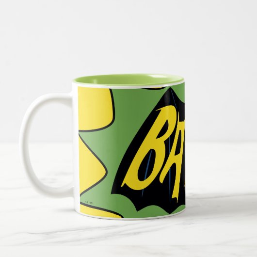 Batman Classic TV Series Logo Tweekleurige Koffiemok (Links)