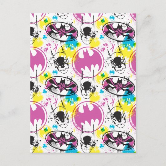Batman Color Code Pattern 3 Briefkaart (Voorkant)