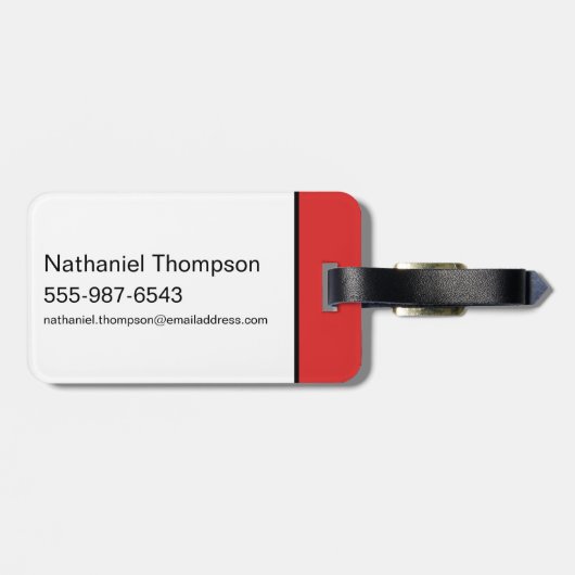 Batman Comic Book Illustration Bagagelabel (Achterkant horizontaal)