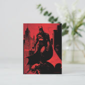 Batman Comic Book Illustration Briefkaart (Staand voorkant)