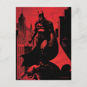 Batman Comic Book Illustration Briefkaart