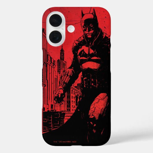 Batman Comic Book Illustration Case-Mate iPhone Case (Achterkant)