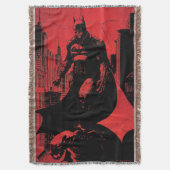 Batman Comic Book Illustration Deken (Voorkant Verticaal)
