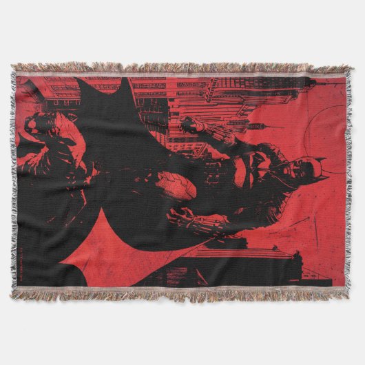 Batman Comic Book Illustration Deken (Voorkant)