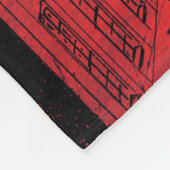 Batman Comic Book Illustration Fleece Deken (Hoek)