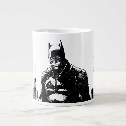 Batman Comic Book Illustration Grote Koffiekop (Voorkant)