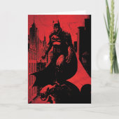 Batman Comic Book Illustration Kaart (Voorkant)