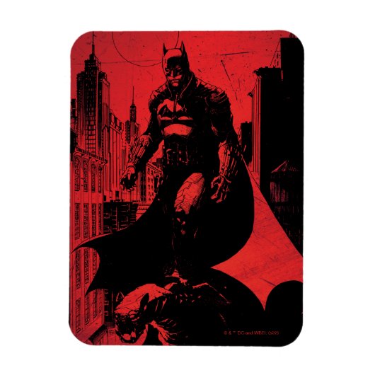 Batman Comic Book Illustration Magneet (Verticaal)