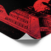 Batman Comic Book Illustration Poster (Hoek)