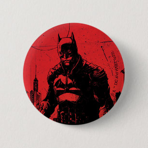 Batman Comic Book Illustration Ronde Button 5,7 Cm