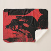 Batman Comic Book Illustration Sherpa Deken (Voorkant (horizontaal))