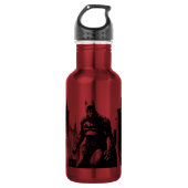 Batman Comic Book Illustration Waterfles (Voorkant)