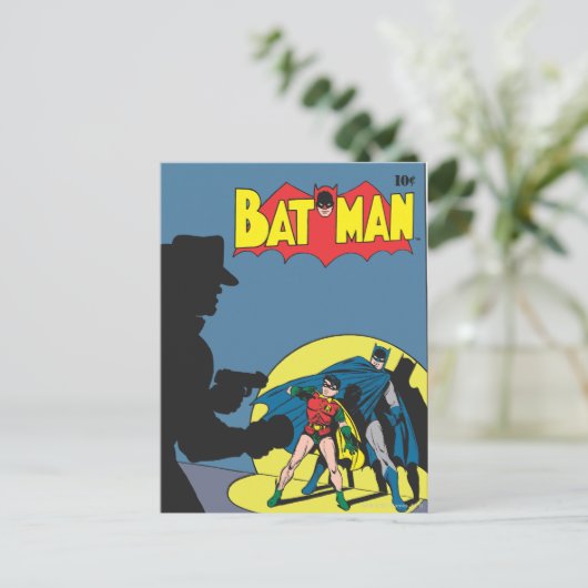 Batman Comic - met Robin Briefkaart (Staand voorkant)