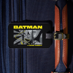 Batman Comic Tri-Panel Graphic Bagagelabel