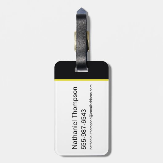 Batman Comic Tri-Panel Graphic Bagagelabel (Achterkant verticaal)