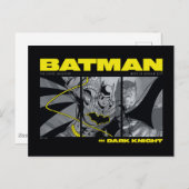 Batman Comic Tri-Panel Graphic Briefkaart (Voorkant / Achterkant)