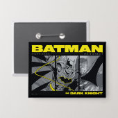 Batman Comic Tri-Panel Graphic Button (Voorkant / Achterkant)