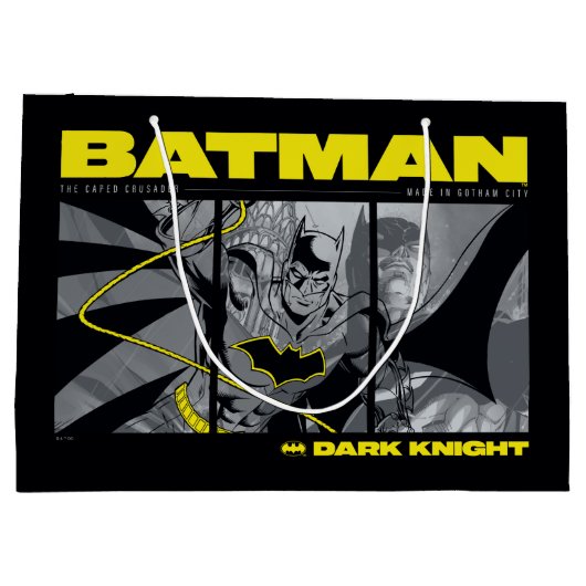 Batman Comic Tri-Panel Graphic Groot Cadeauzakje (Achterkant)