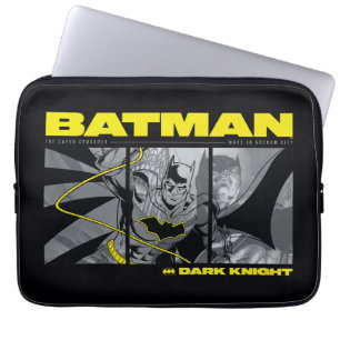 Batman Comic Tri-Panel Graphic Laptop Sleeve