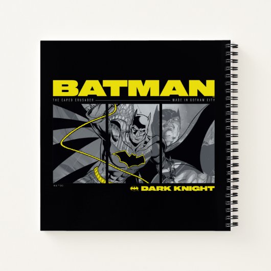 Batman Comic Tri-Panel Graphic Notitieboek (Achterkant)