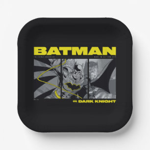 Batman Comic Tri-Panel Graphic Papieren Bordje